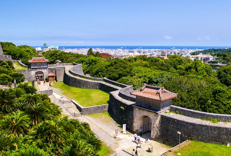 Festungsmauer der Burg Shuri in Naha - ©Randy Runtsch - stock.adobe.com