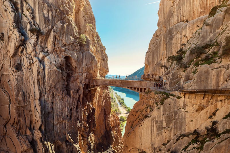 El Caminito del Rey bei Malaga - Wandern bei spektakulärer Aussicht - ©farec - stock.adobe.com
