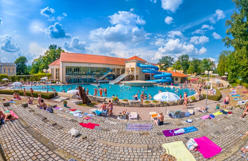 AQUAFORUM in Franzensbad - Außenbereich des Erlebnisbades – © Hotel Pawlik-Aquaforum