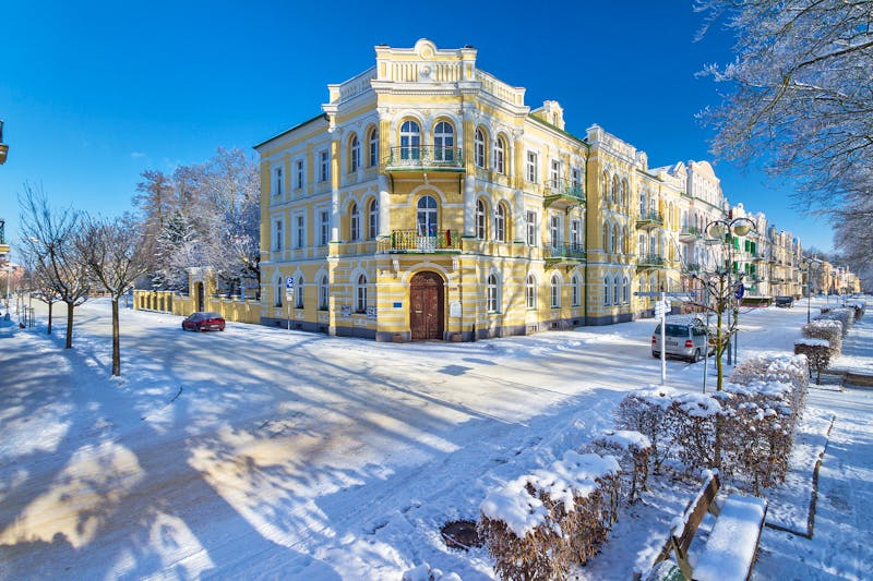 Kurhotel Metropol in Franzensbad - Außenbereich im Winter – ©Kurhotel Metropol