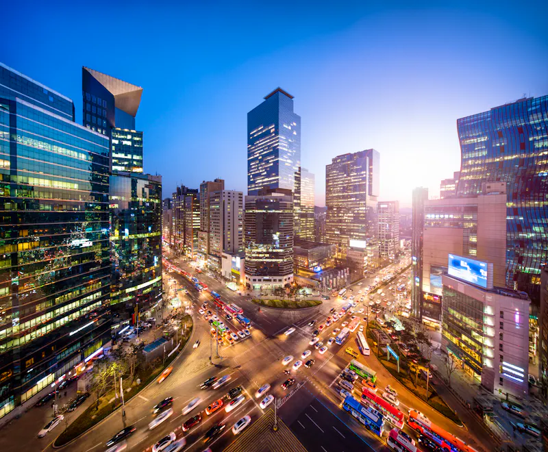 Gangnam-Viertel in Seoul - Südkorea - &copy;eyetronic - stock.adobe.com