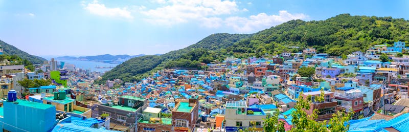 Künstlerviertel Gamcheon in Busan - Südkorea - ©yooranpark - stock.adobe.com
