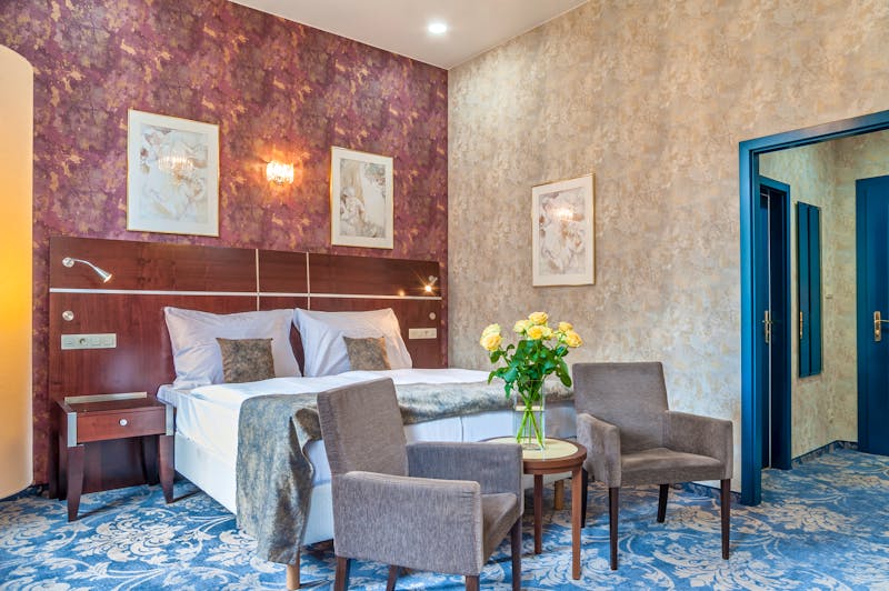 Kurhotel Belvedere in Franzensbad - Zimmer Komfort 1 – ©PETERMATTPHOTO - Kurhotel Belvedere