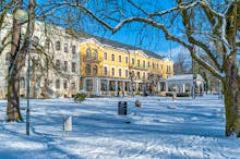 Kurhotel Belvedere in Franzensbad - im Winter – © PETERMATTPHOTO - Kurhotel Belvedere