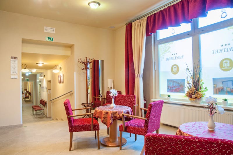 Kurhotel Belvedere in Franzensbad - SPA-Empfangsbereich – ©PETERMATTPHOTO - Kurhotel Belvedere