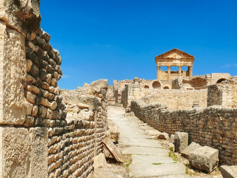 Römische Gebäude in Dougga - UNESCO-Welterbe in Tunesien - ©Konstantin Aksenov - stock.adobe.com