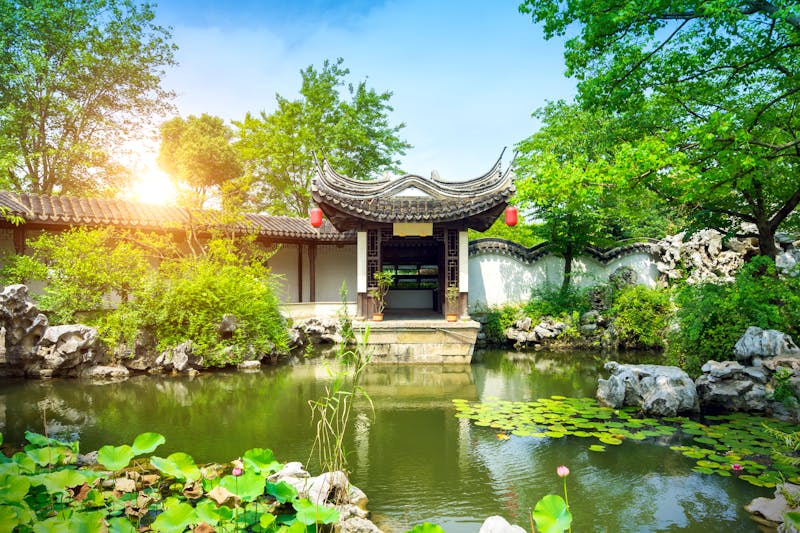 Suzhou - einer der historischen chinesischen Gärten in der Altstadt - ©gui yong nian - stock.adobe.com