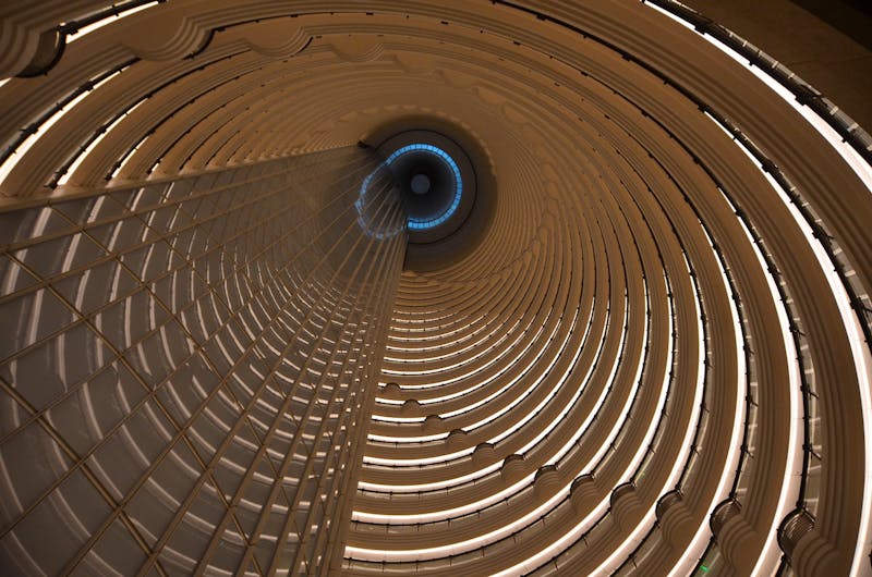 Shanghai - Jin Mao-Turm - Hotel-Atrium - ©Helene Johannsen (Eberhardt TRAVEL)