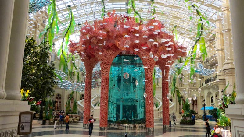 Macau - Unterwasserwelt in einem Casino - ©Nadine Schulz