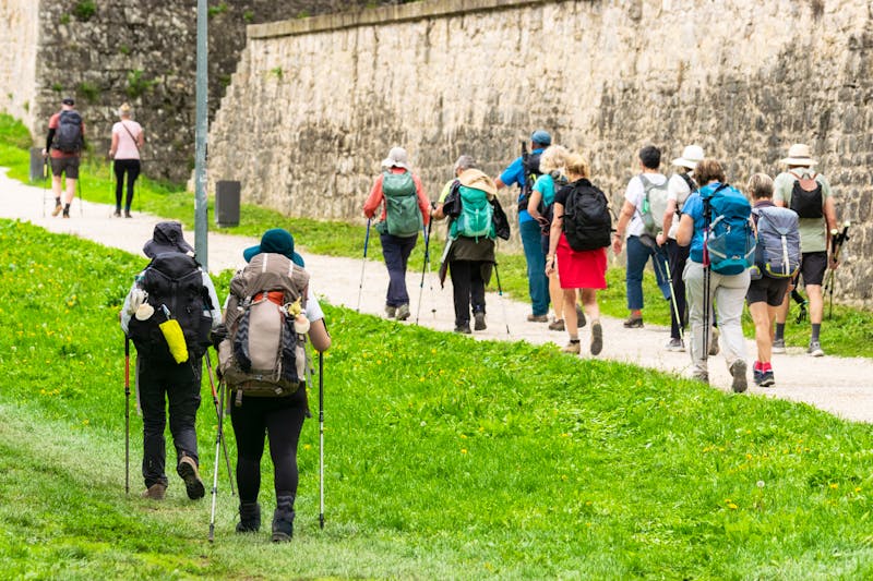 Jakobsweg-Pilger in Pamplona - ©Néstor MN - stock.adobe.com