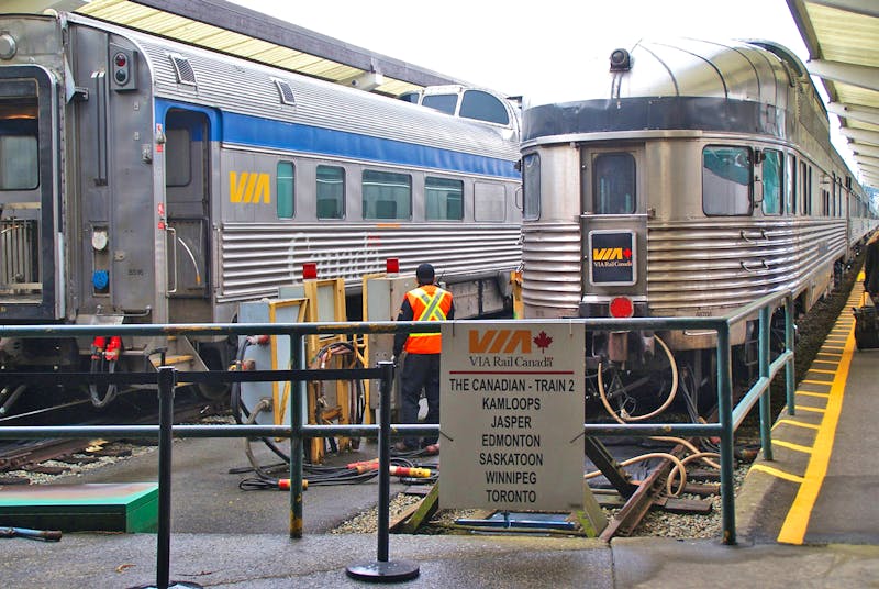 Ankunft des Zuges The Canadian am Bahnhof von Vancouver - ©Susanne Schirmann - Eberhardt TRAVEL