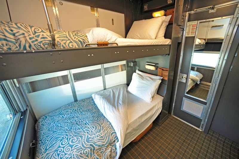 Schlafabteil im Zug The Canadian - Doppelzimmer - ©VIA Rail Canada