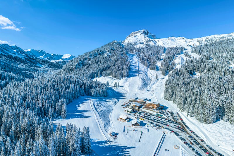 Skigebiet am Hohen Ifen in der Region Kleinwalsertal im Winter - ©ARochau - stock.adobe.com