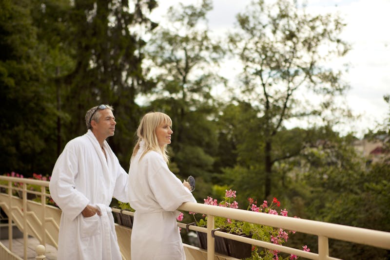 Ensana Health Spa Hotel Vltava in Marienbad - Terrasse – ©FORNICA graphics - Ensana Health Spa Hotel Vltava