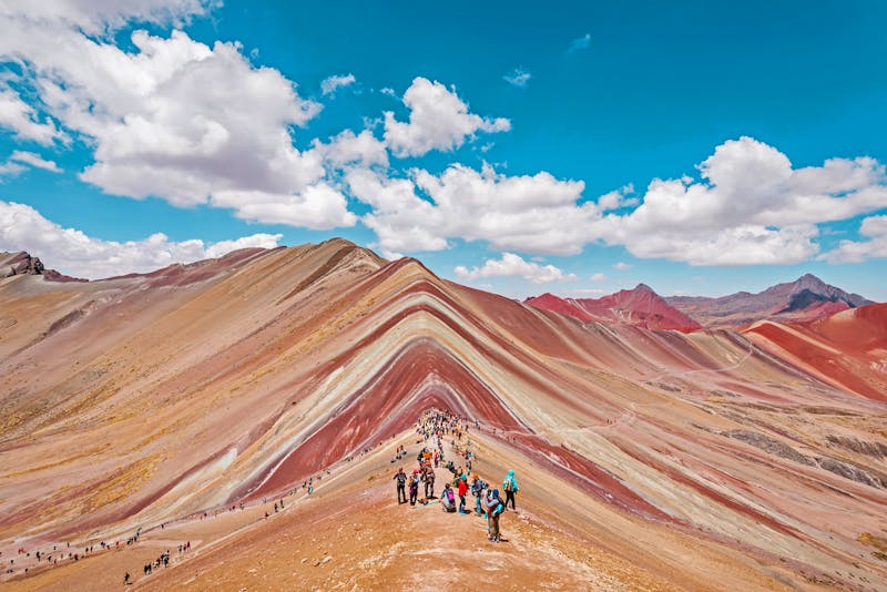 Vinicunca - der Regenbogenberg in Peru - ©Thomas Jastram - stock.adobe.com