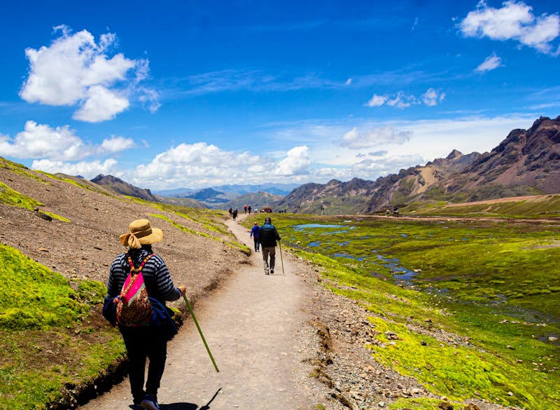 Wanderung zum Regenbogenberg Vinicunca in Peru - ©Bruno - stock.adobe.com