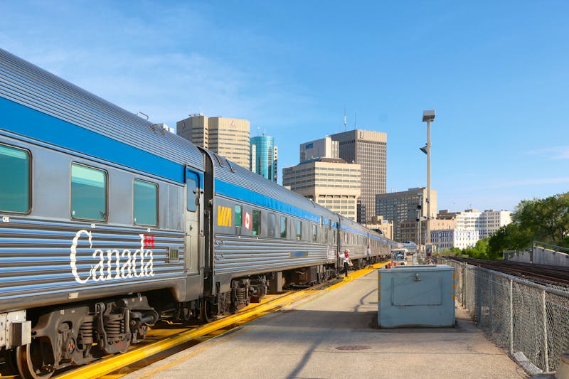 Zug The Canadian am Bahnhof von Winnipeg - ©Kristin Weigel - Eberhardt TRAVEL