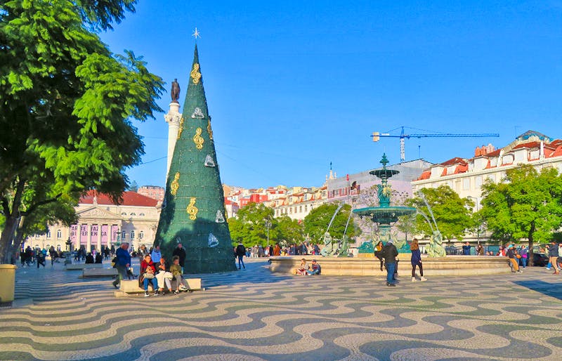 Rossio-Platz in Lissabon zum Jahreswechsel - ©Mario Scheinert - Eberhardt TRAVEL