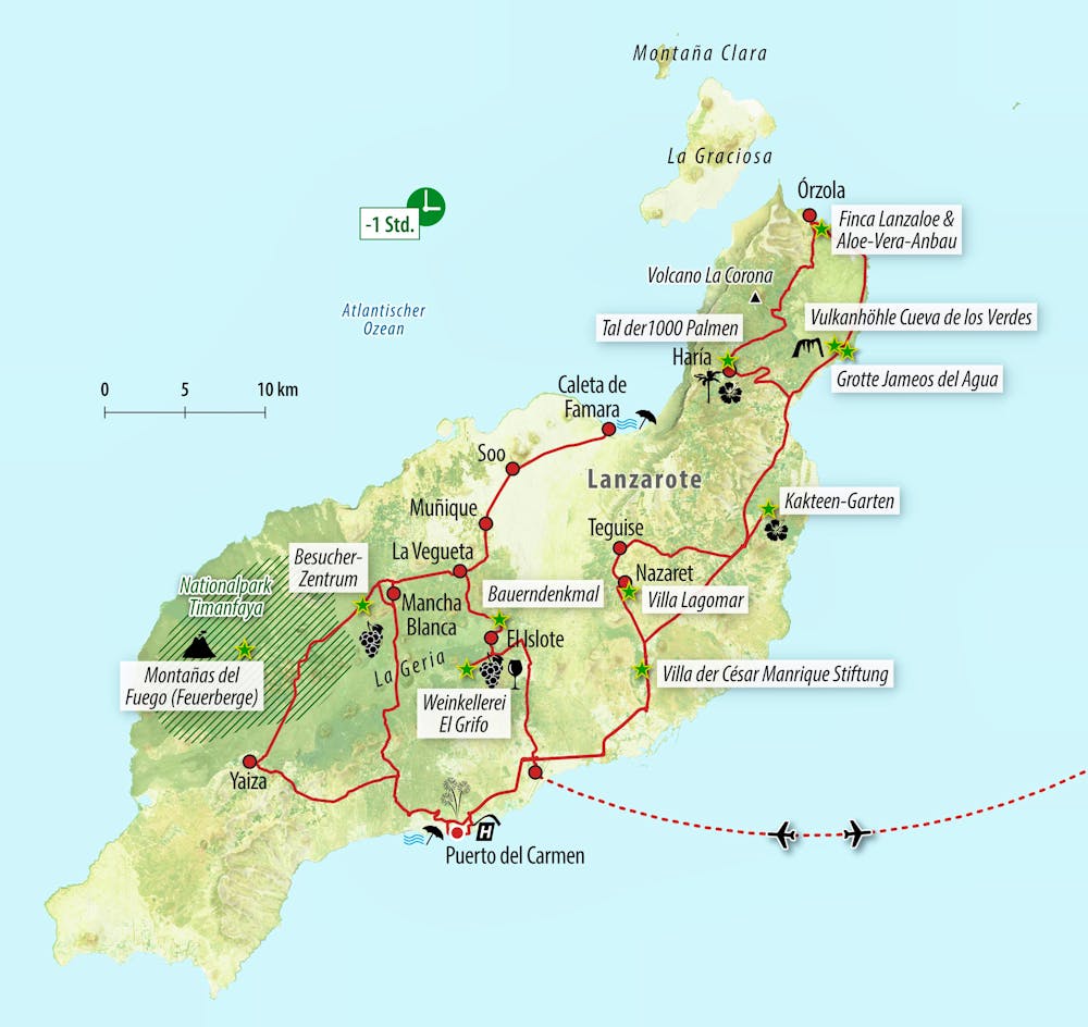 Reisekarte – © Eberhardt TRAVEL