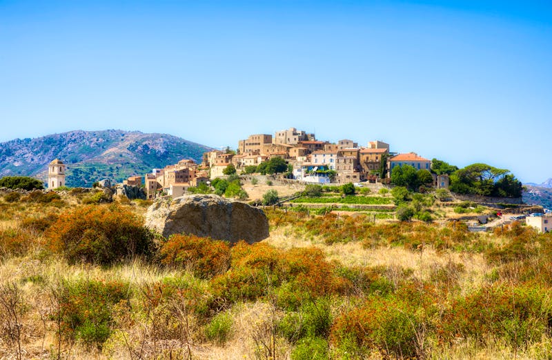 Mittelalterliches Bergdorf Sant’Antonio in der Balagne - ©Rolf - stock.adobe.com