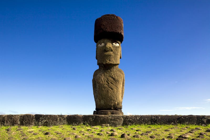Osterinsel - Moai-Steinstatue Ahu Tahai - ©Basmati - stock.adobe.com