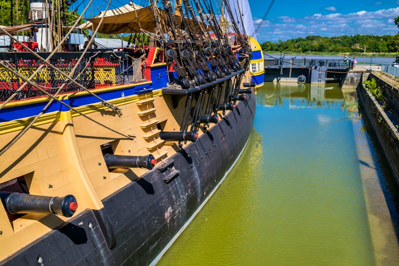 Historisches Schiff L'Hermione in Rochefort - ©Bernard GIRARDIN - stock.adobe.com