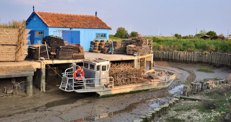 Fischerboot bei Ebbe in Boyardville - ©aquaphoto - stock.adobe.com