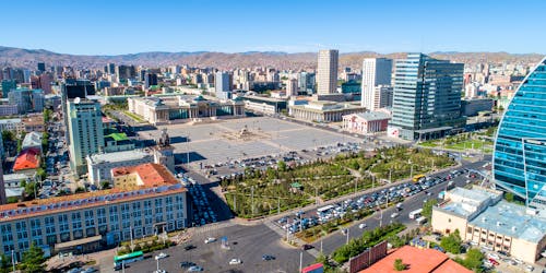 Ulan Bator - Blick auf das Stadtzentrum &ndash; &copy; agnormark - stock.adobe.com