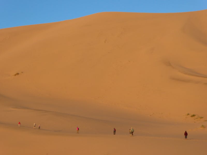 Chongor-Sanddüne in der Wüste Gobi - ©Sabine Letzybyll (Eberhardt TRAVEL)