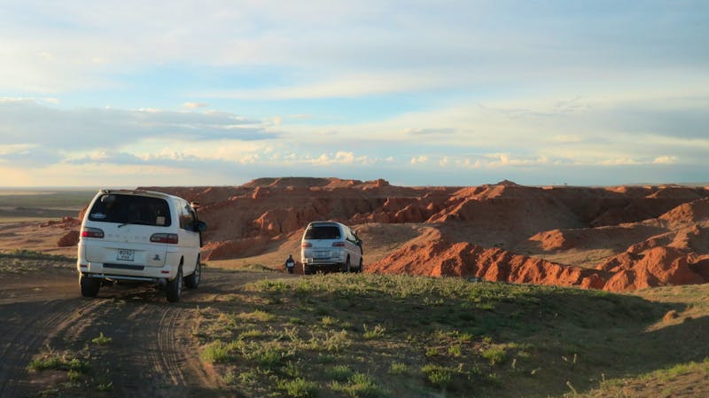 Saurierfundstelle Bayanzag in der Wüste Gobi - ©Rico Manns (Eberhardt TRAVEL)