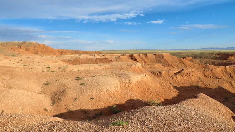 Saurierfundstelle Bayanzag in der Wüste Gobi - ©Rico Manns (Eberhardt TRAVEL)