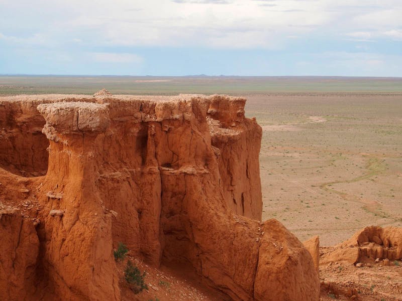 Saurierfundstelle Bayanzag in der Wüste Gobi - ©Eberhardt TRAVEL