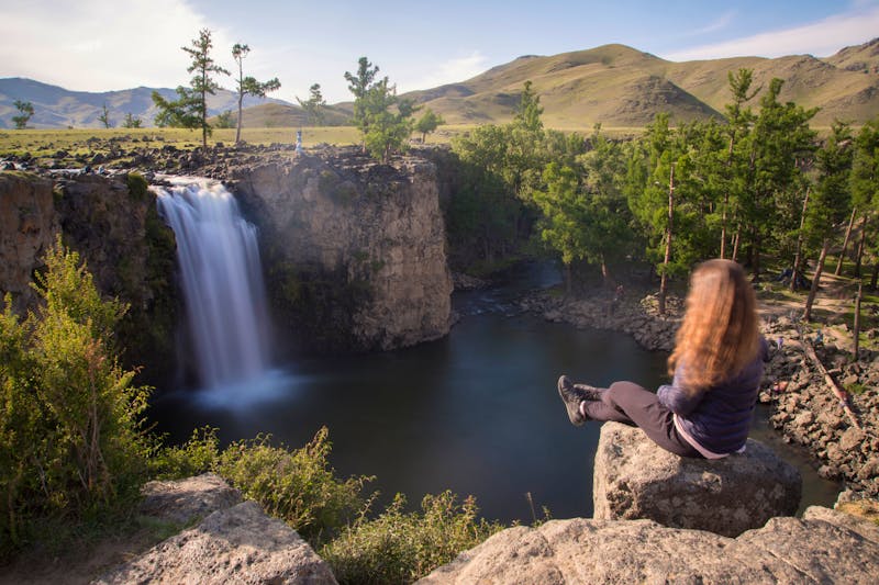 Ulaan-Wasserfall im Orkhon-Flusstal in der Wüste Gobi - ©urdialex - stock.adobe.com