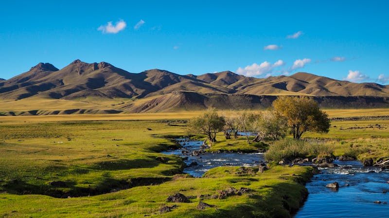 Orkhon-Fluss in der Wüste Gobi - ©Rachel - stock.adobe.com