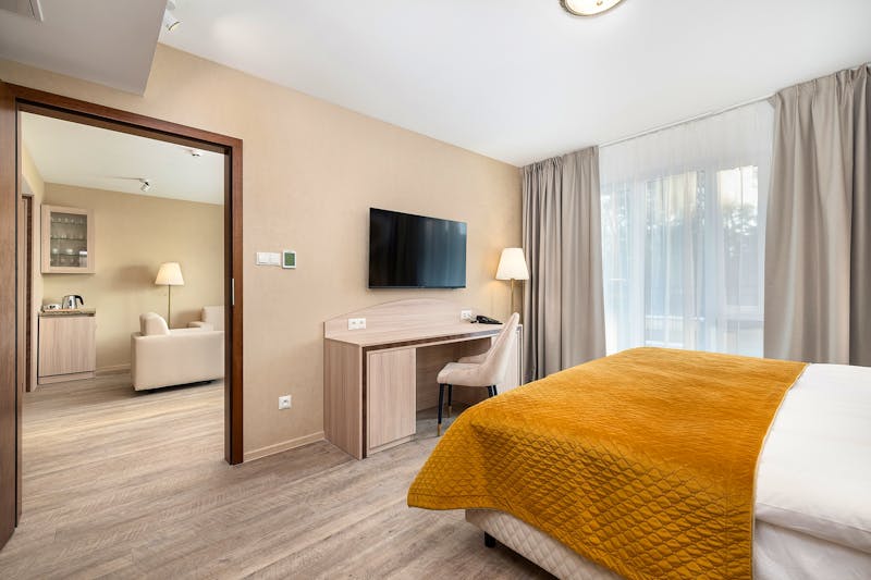 Zimmerbeispiel Appartement-Schlafraum im JUVENA WELLNESS & SPA - Hotel**** – ©IdeaSpa