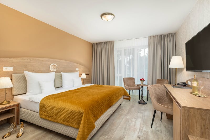Zimmerbeispiel Doppelzimmer Comfort im JUVENA WELLNESS & SPA - Hotel**** – ©IdeaSpa