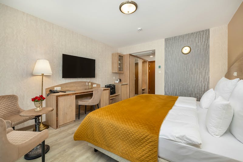 Zimmerbeispiel Doppelzimmer Comfort im JUVENA WELLNESS & SPA - Hotel**** – ©IdeaSpa