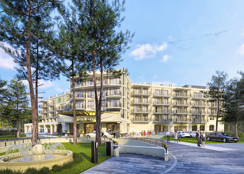 Außenansicht im JUVENA WELLNESS & SPA - Hotel**** – ©IdeaSpa