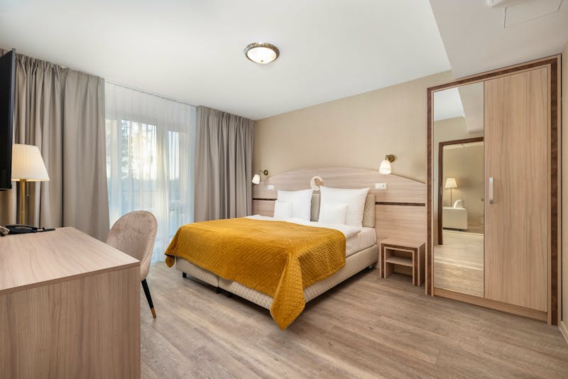 Zimmerbeispiel Appartement-Schlafraum im JUVENA WELLNESS & SPA - Hotel**** – ©IdeaSpa