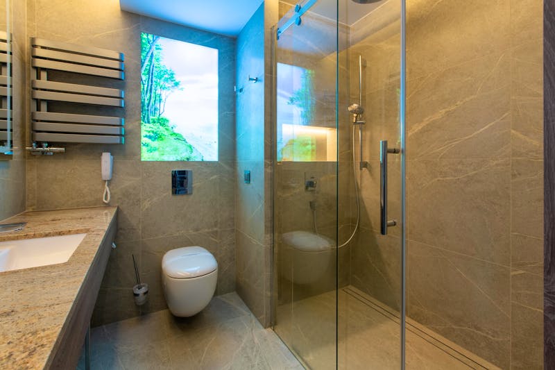 Beispiel Badezimmer Hotel Unitral – ©Hotel Unitral