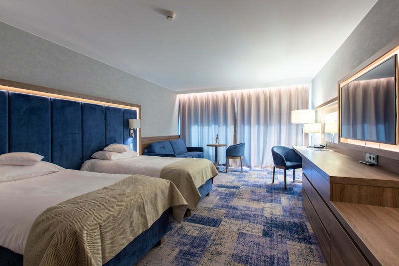 Zimmerbeispiel im Hotels Unitral – ©Hotel Unitral