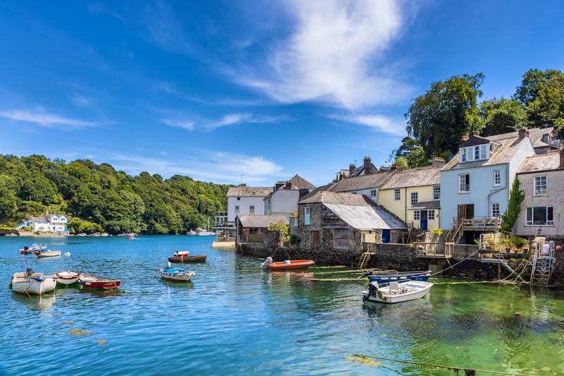 Fowey in Cornwall - Heimatort der Autorin Daphne Du Maurier - ©Jim - stock.adobe.com
