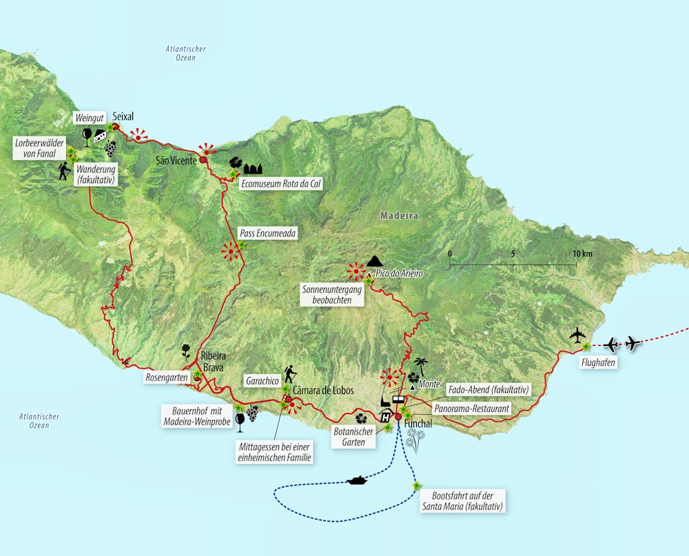 Reisekarte PT-YYPET – © Eberhardt TRAVEL