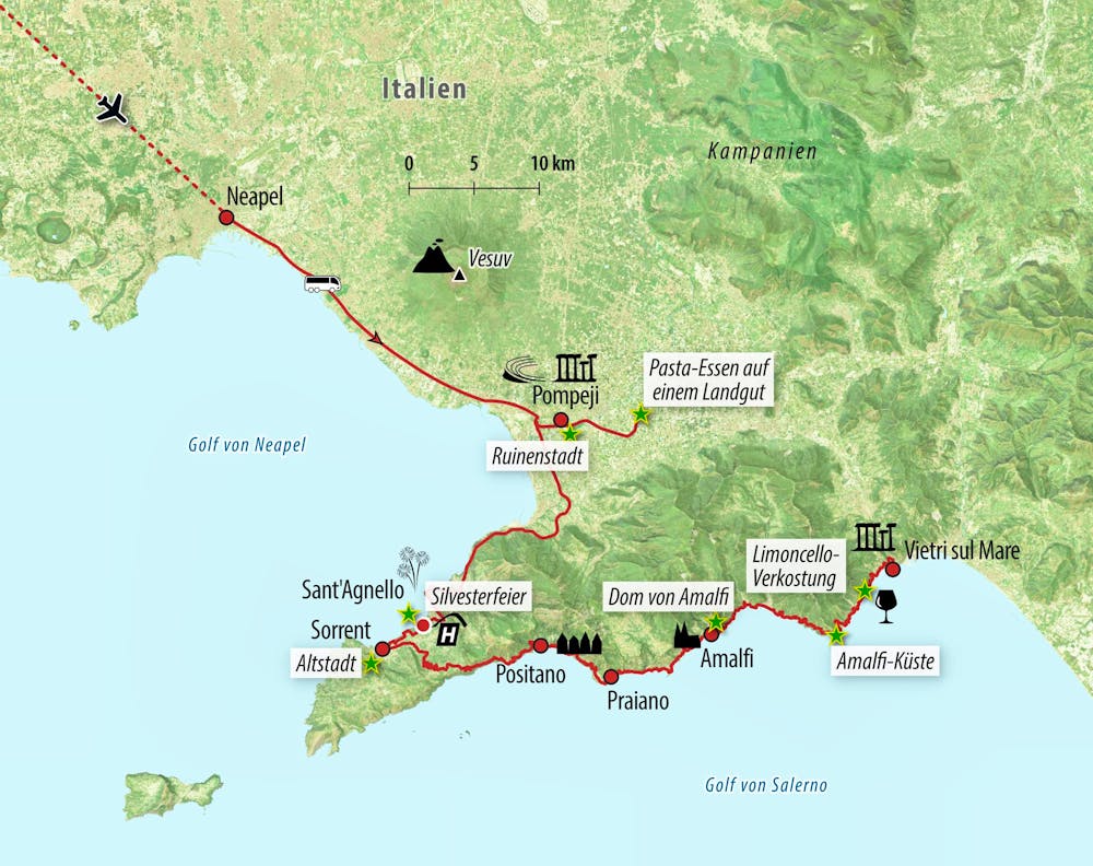 Ihre Reiseroute &ndash; &copy; Eberhardt TRAVEL