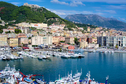 Salerno – Blick auf Hafen und Altstadt &ndash; &copy; Guenther Marten - stock.adobe.com