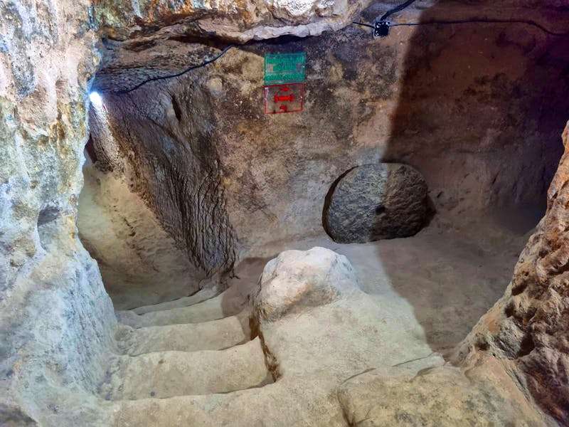 Unterirdische Höhlenstadt Saratli in Kappadokien - Getreidespeicher - ©Katrin Deutschbein - Eberhardt TRAVEL