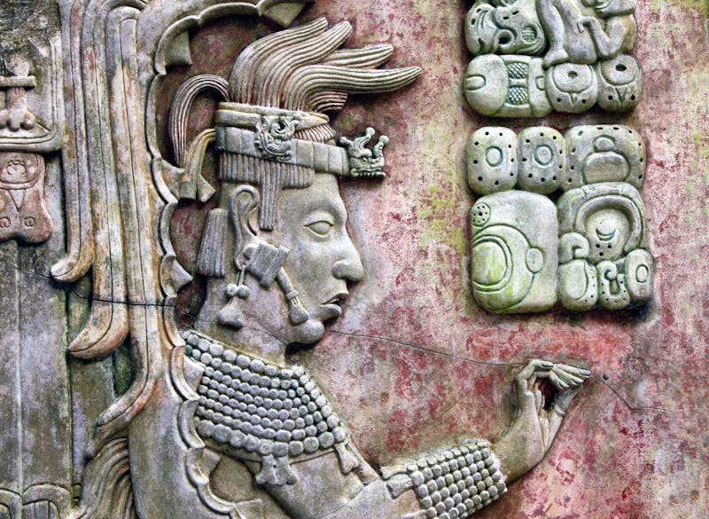 Maya-Relief Palenque - UNESCO-Welterbe - ©frenta - stock.adobe.com