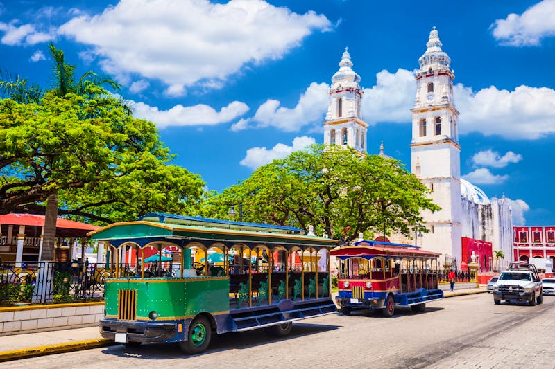 Freiheitsplatz in der Altstadt von Campeche  - ©SCStock - stock.adobe.com