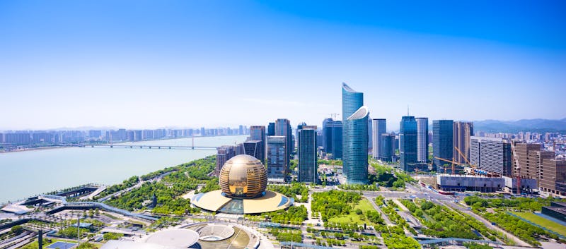 Hangzhou - Bilck auf die Skyline - ©zhu difeng - stock.adobe.com