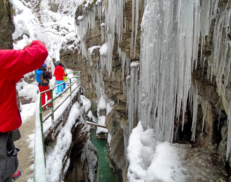 Wanderung in der Breitachklamm im Winter - ©Sergej - stock.adobe.com
